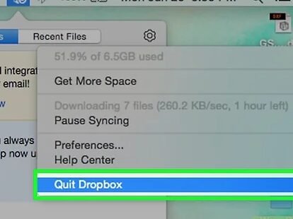 dropbox macten nasil kaldirilir