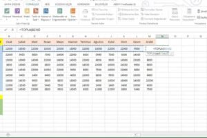 Excel’de Formüller Nasıl Kopyalanır?