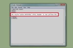 HTML’de Yazı Rengi Nasıl Değiştirilir?