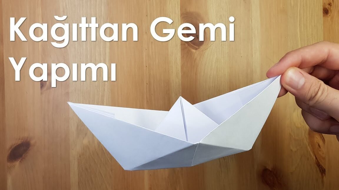 kagittan gemi nasil yapilir