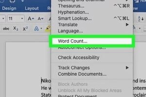 Microsoft Word’de Sözcük Sayısı Nasıl Kontrol Edilir?