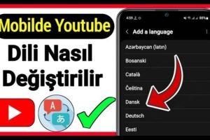 YouTube Dil Ayarı Nasıl Değiştirilir?